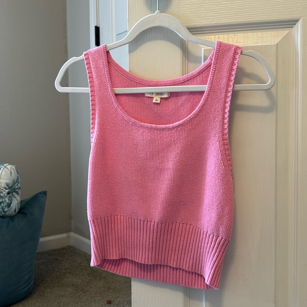 Pink Sweater vest